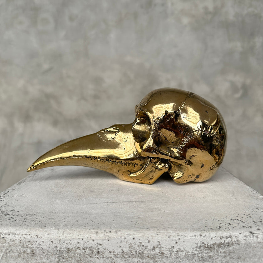 Mythical Bird Head Light Brown S