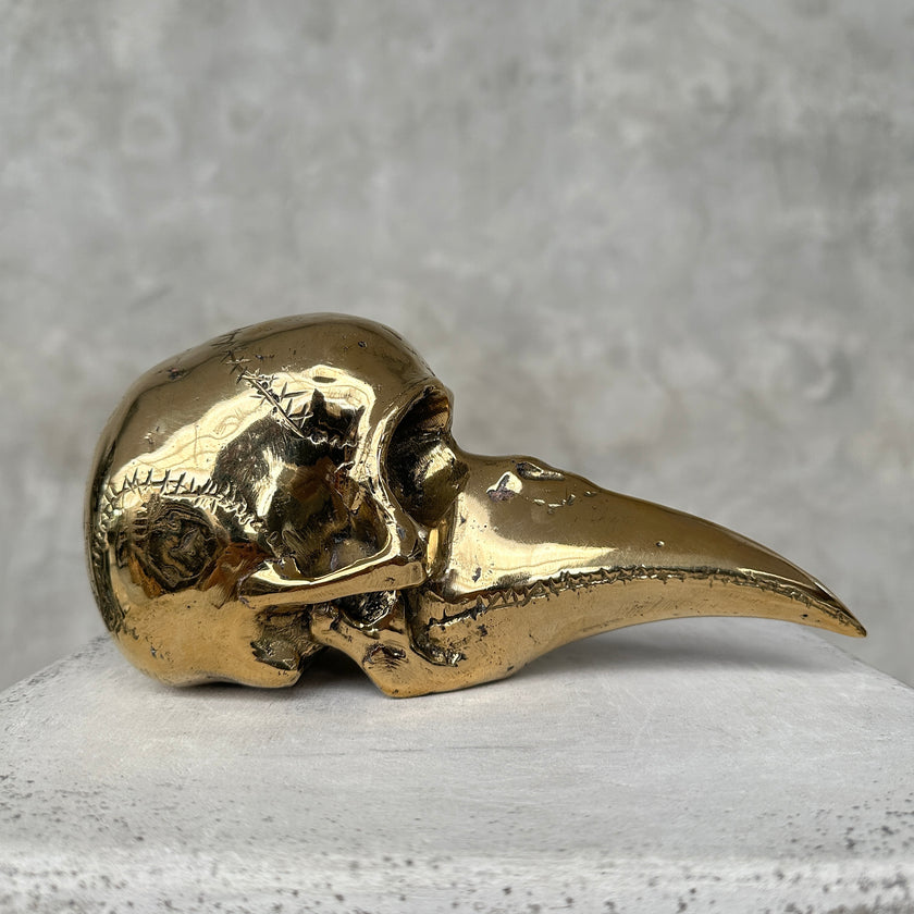 Mythical Bird Head Light Brown S