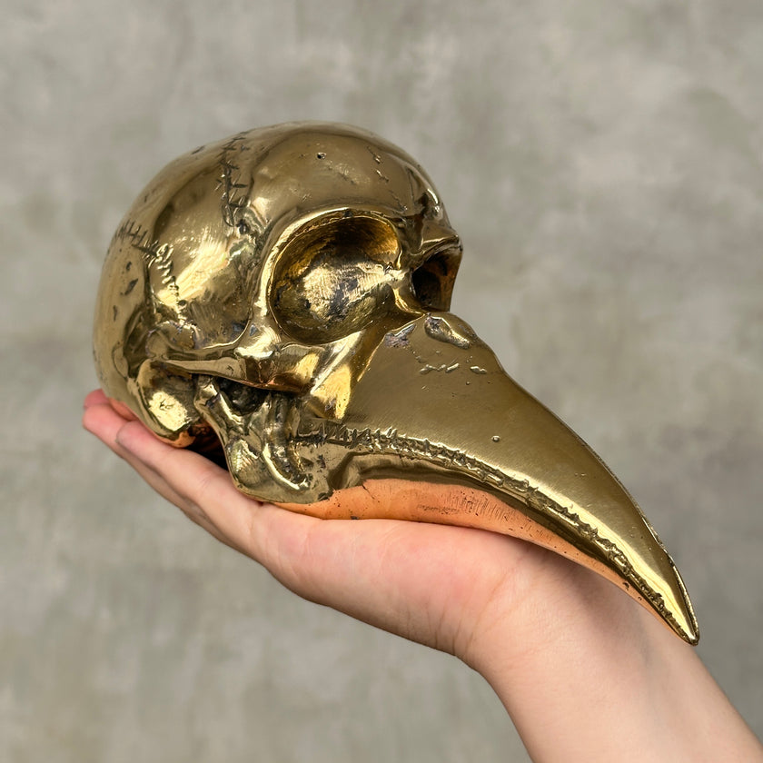 Mythical Bird Head Light Brown S