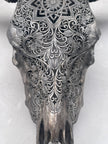 Carved Bull (Limousine) Star Mandala carving N2/075