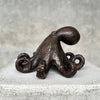 Octopus Sculputre Brown Bronze