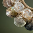 Decorative Shell Necklace on Stand – Coastal Tribal-Inspired Display Piece for Boho, Natural, or Ethnic-Inspired Home Styling - SN 5 - SN A/01