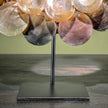 Decorative Shell Necklace on Stand – Coastal Tribal-Inspired Display Piece for Boho, Natural, or Ethnic-Inspired Home Styling - SN 5 - SN A/01