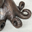 Octopus Sculputre Brown Bronze