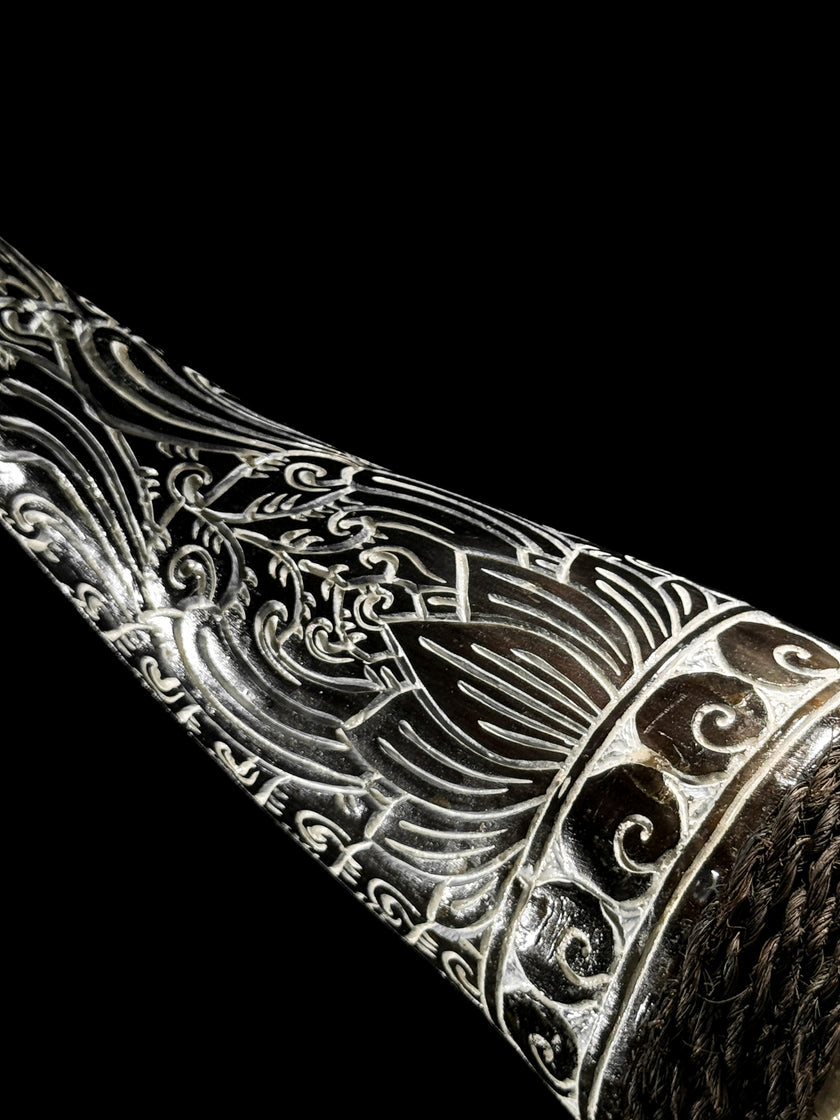 Fully carved cow skulls with Star Mandala Carving Skull,A/081