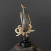 A Stunning Hand Carved Octopus With Horn on a Stand - 7K/109