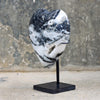 Wonderful Zebra Crystal Heart-Shaped on a custom stand CH/021