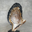 Mother of Pearl Round Ganesha carving T1/026