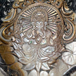 Mother of Pearl Round Ganesha carving T1/026