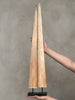 Pair of Natural Tusks on Stand – Rustic Bone Sculpture, Tribal-Inspired Home Decor - Tusk,A/049