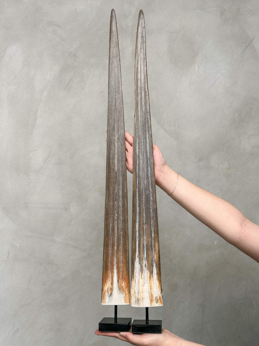 A Pair of Tusks on stand  | Tusk,A/050