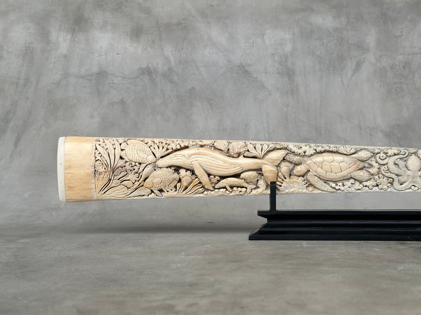 Carved Swordfish Marine carving T2/018