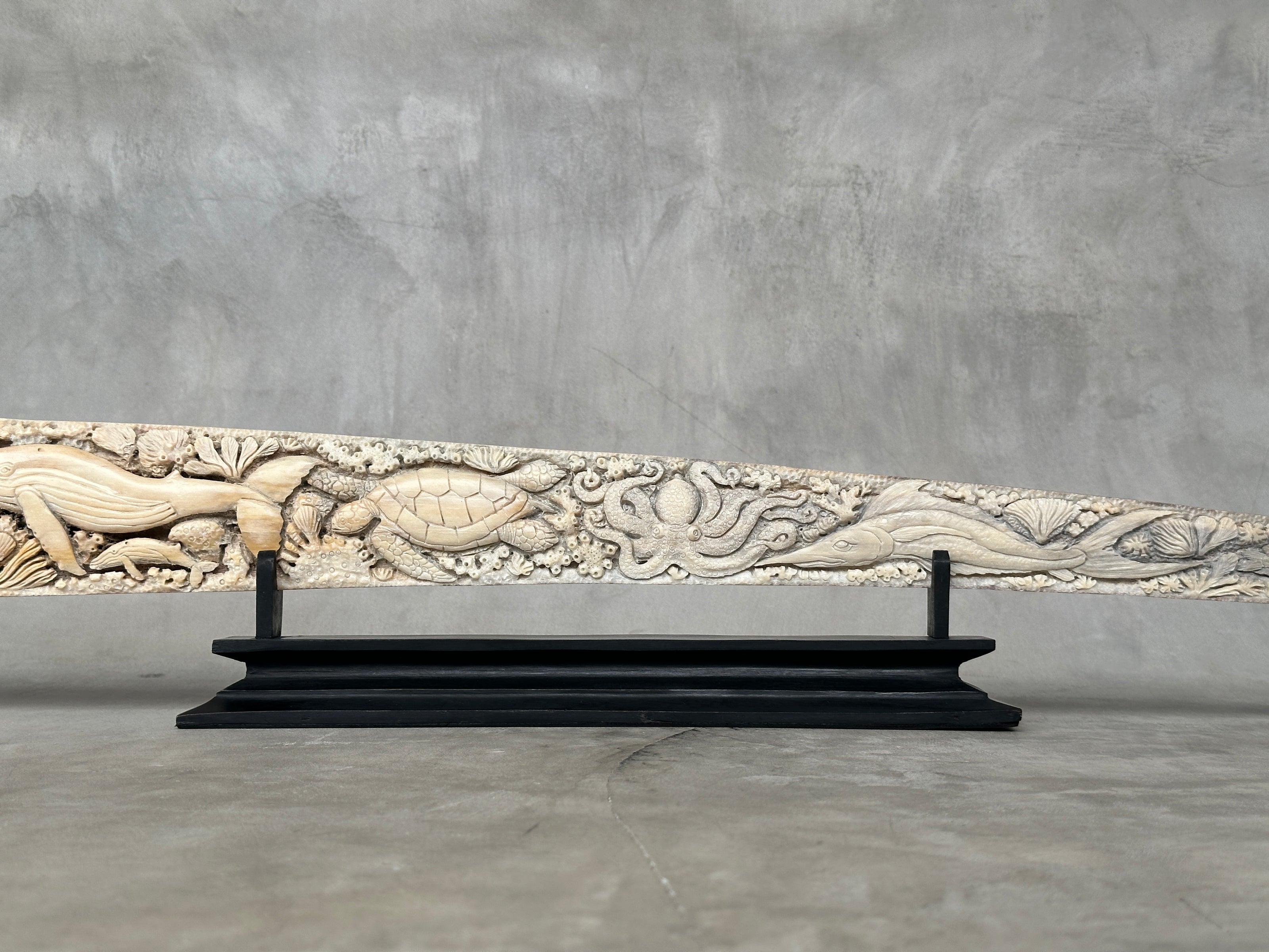Carved Swordfish Marine carving T2/018