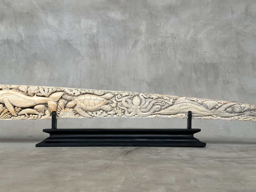 Carved Swordfish Marine carving T2/018