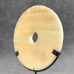 Onyx disc with stand  carving C1/069