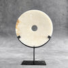 Onyx disc with stand  carving B1/068