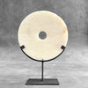 Onyx disc with stand  carving B1/068