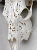 White Carved Buffalo Skulls with Flower Of Life motif | Skull,A/177