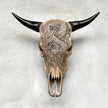 Bull Skull Carved Dragon - Skull,A/155