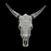Fully carved cow skulls with Star Mandala Carving Skull,A/084