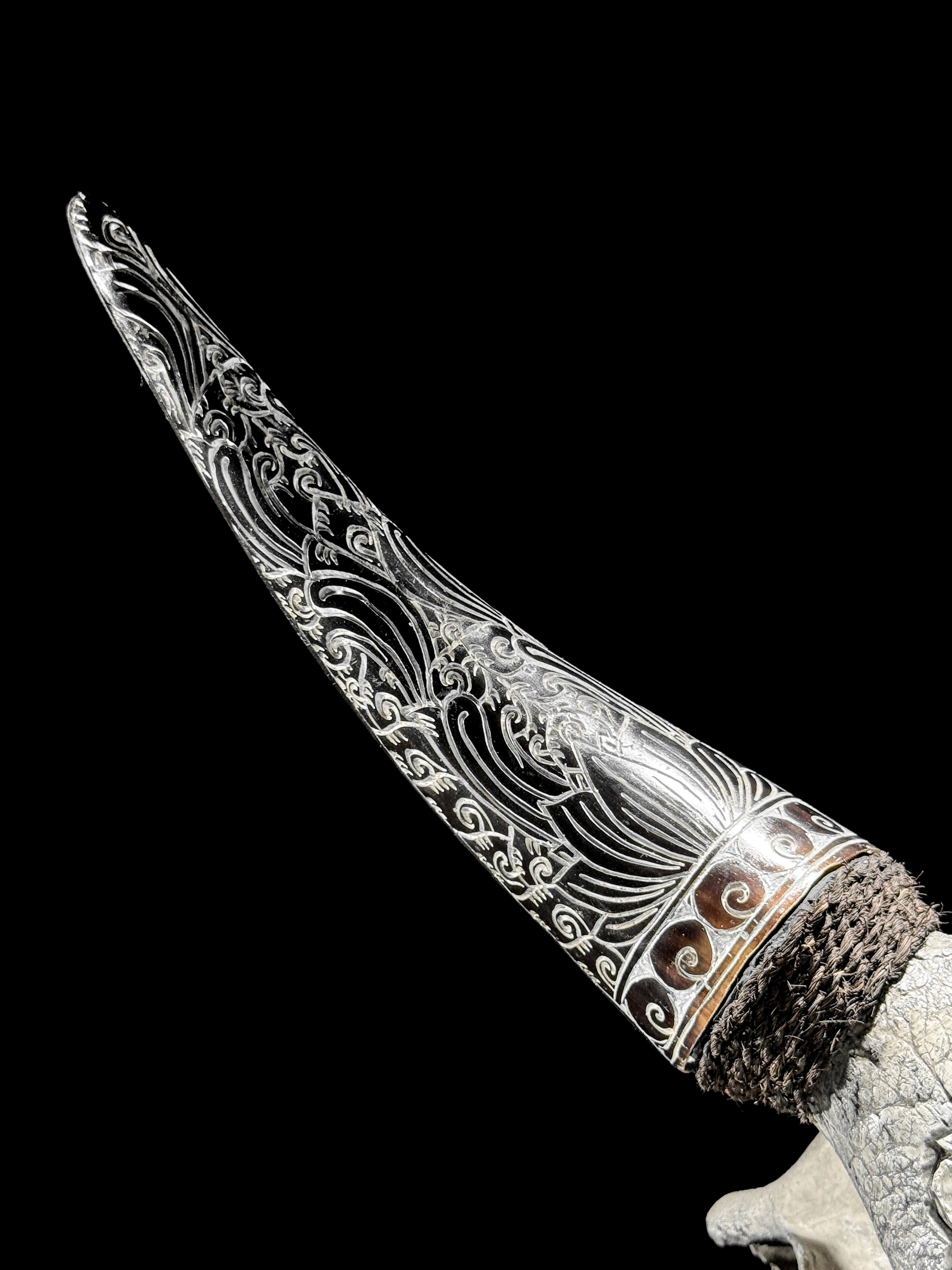 Fully carved cow skulls with Star Mandala Carving Skull,A/084