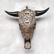Bull Skull Carved Human Skull - Skull,A/156