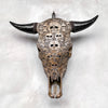 Bull Skull Carved Human Skull - Skull,A/156