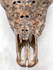 Bull Skull Carved Human Skull - Skull,A/156