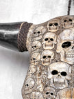 Bull Skull Carved Human Skull - Skull,A/156