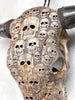 Bull Skull Carved Human Skull - Skull,A/156