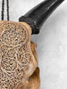 Carved Cow Skulls with Fern Carving Skull,A/183