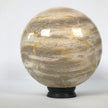 Wonderful Petrified Wood Sphere on a Custom Stand PS 506