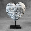 Wonderful Zebra Crystal Heart-Shaped on a custom stand CH/501