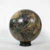 Wonderful Petrified Wood Sphere on a Custom Stand PS 508