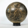 Wonderful Petrified Wood Sphere on a Custom Stand PS 508