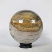 Wonderful Petrified Wood Sphere on a Custom Stand PS 501