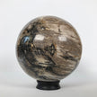 Wonderful Petrified Wood Sphere on a Custom Stand PS 545