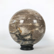 Wonderful Petrified Wood Sphere on a Custom Stand PS 545