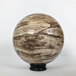 Wonderful Petrified Wood Sphere on a Custom Stand PS 542