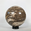 Wonderful Petrified Wood Sphere on a Custom Stand PS 542