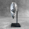 Wonderful Zebra Crystal Heart-Shaped on a custom stand CH/512