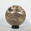 Wonderful Petrified Wood Sphere on a Custom Stand PS 518