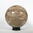 Wonderful Petrified Wood Sphere on a Custom Stand PS 510