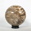 Wonderful Petrified Wood Sphere on a Custom Stand PS 510