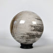 Wonderful Petrified Wood Sphere on a Custom Stand PS 509