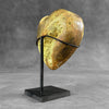 Stunning Heart Shape of Yellow Crystal Rock on a custom stand CH/522