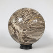 Wonderful Petrified Wood Sphere on a Custom Stand PS 534