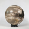 Wonderful Petrified Wood Sphere on a Custom Stand PS 537