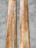 Pair of Natural Tusks on Stand – Rustic Bone Sculpture, Tribal-Inspired Home Accent - Tusk,A/054