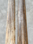 Pair of Natural Tusks on Stand – Rustic Bone Sculpture, Tribal-Inspired Home Accent - Tusk,A/054